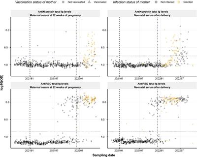 SARS-CoV-2 anti-RBD and anti-N protein responses are differentially regulated between mother-child pairs: insight from a national study cohort at the Faroe Islands